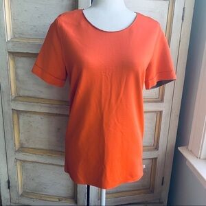 REED KRAKOFF Orange Scuba Short Sleeve T-Shirt